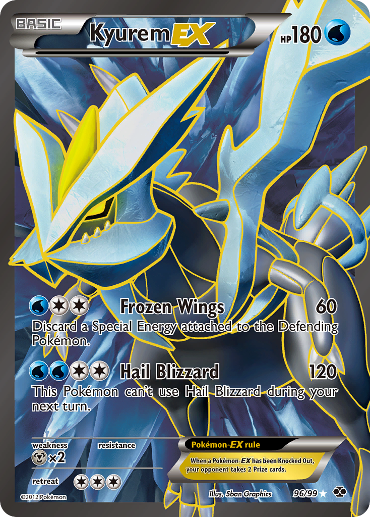 Kyurem EX (96/99) [Black & White: Next Destinies] | Gamers Paradise