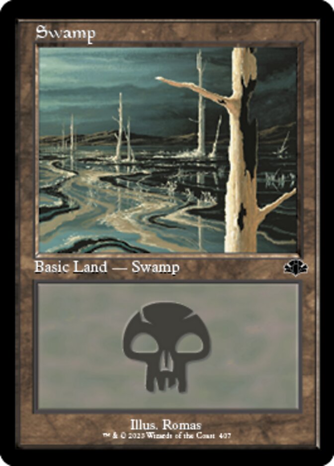 Swamp (407) (Retro) [Dominaria Remastered] | Gamers Paradise