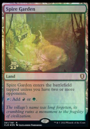 Spire Garden [Commander Legends: Battle for Baldur's Gate Prerelease Promos] | Gamers Paradise