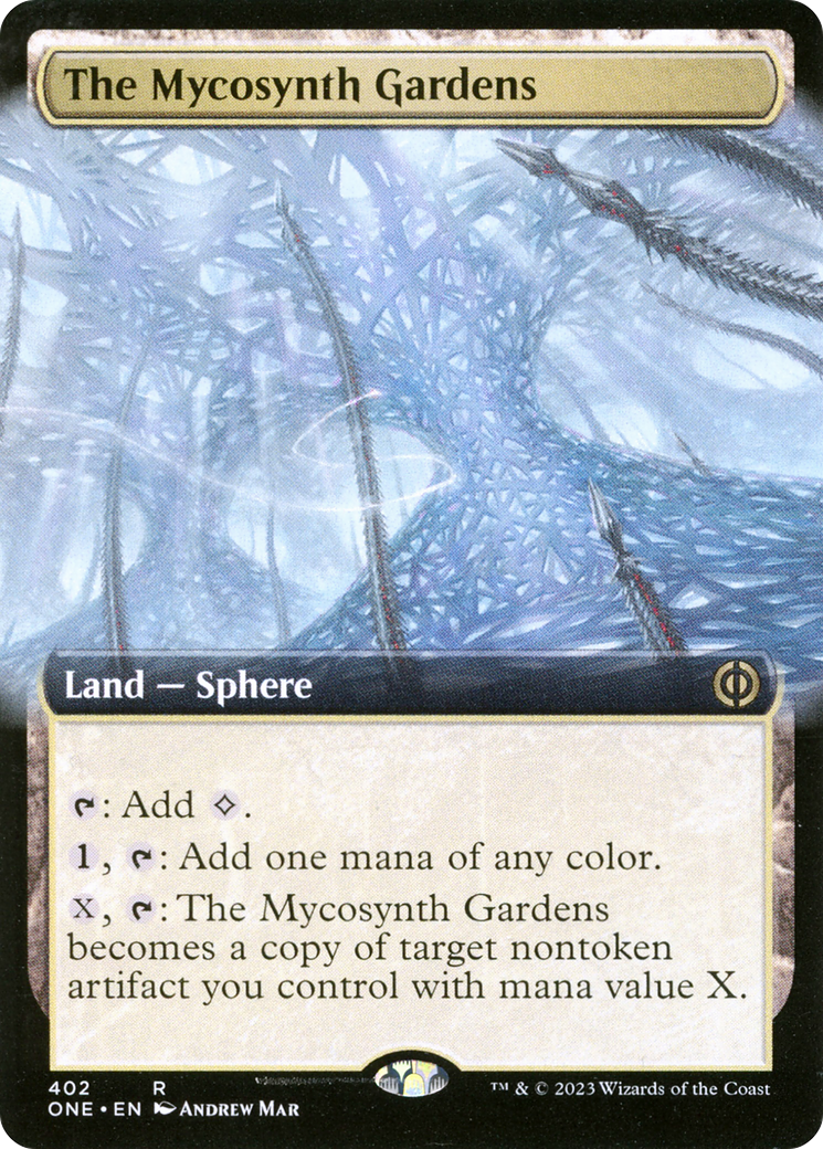 The Mycosynth Gardens (Extended Art) [Phyrexia: All Will Be One] | Gamers Paradise