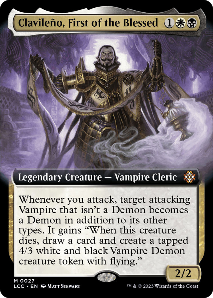 Clavileno, First of the Blessed (Extended Art) [The Lost Caverns of Ixalan Commander] | Gamers Paradise