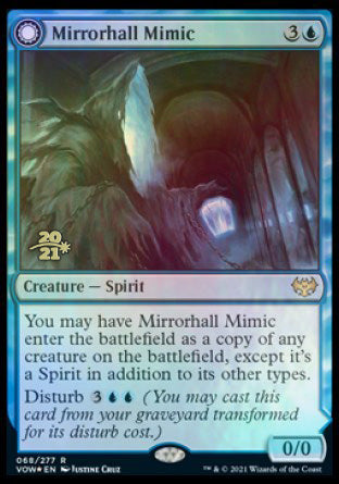 Mirrorhall Mimic // Ghastly Mimicry [Innistrad: Crimson Vow Prerelease Promos] | Gamers Paradise