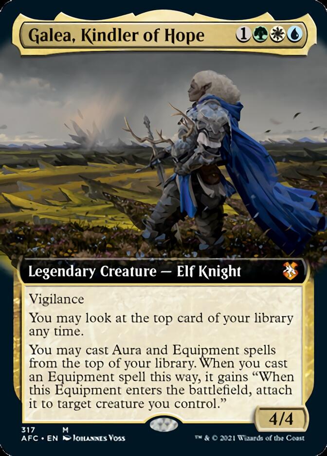 Galea, Kindler of Hope (Extended Art) [Dungeons & Dragons: Adventures in the Forgotten Realms Commander] | Gamers Paradise