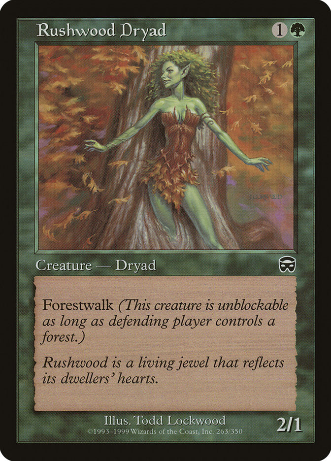 Rushwood Dryad [Mercadian Masques] | Gamers Paradise