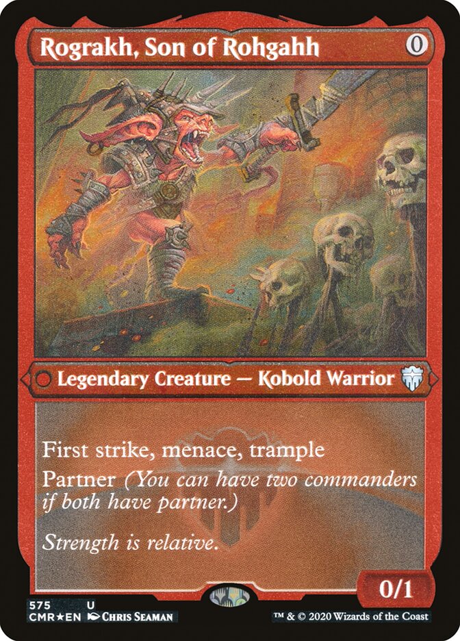 Rograkh, Son of Rohgahh (Etched) [Commander Legends] | Gamers Paradise