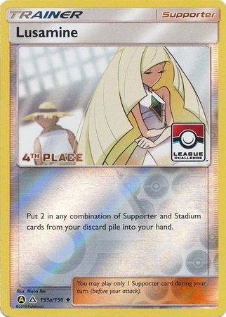 Lusamine (153a/156) (League Challenge Alt Art 4th Place) [Sun & Moon: Ultra Prism] | Gamers Paradise