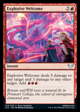 Explosive Welcome [Strixhaven: School of Mages] | Gamers Paradise