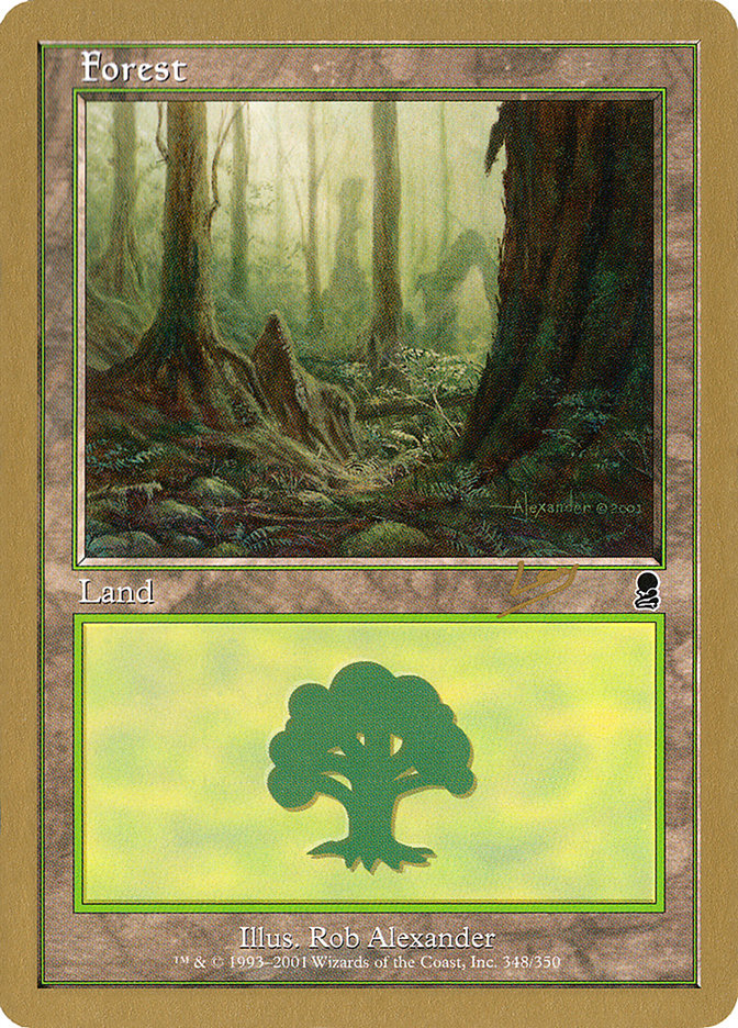 Forest (rl348) (Raphael Levy) [World Championship Decks 2002] | Gamers Paradise