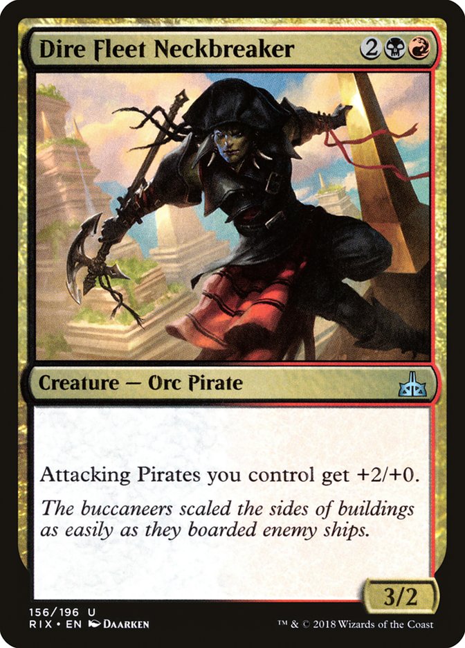 Dire Fleet Neckbreaker [Rivals of Ixalan] | Gamers Paradise