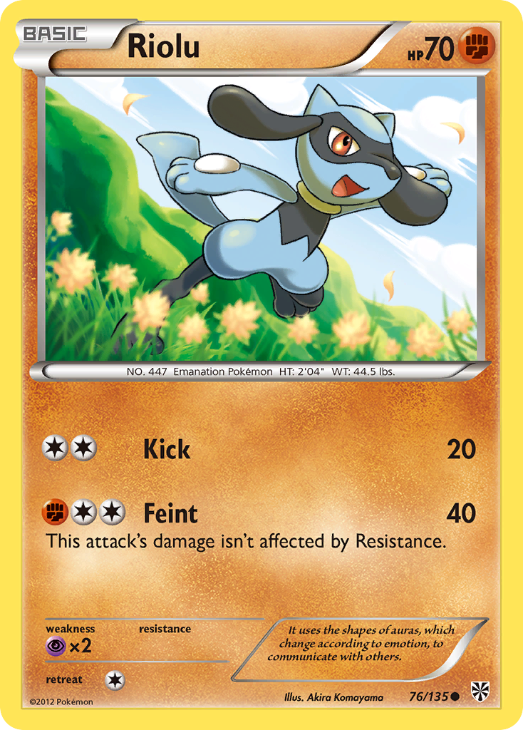 Riolu (76/135) [Black & White: Plasma Storm] | Gamers Paradise