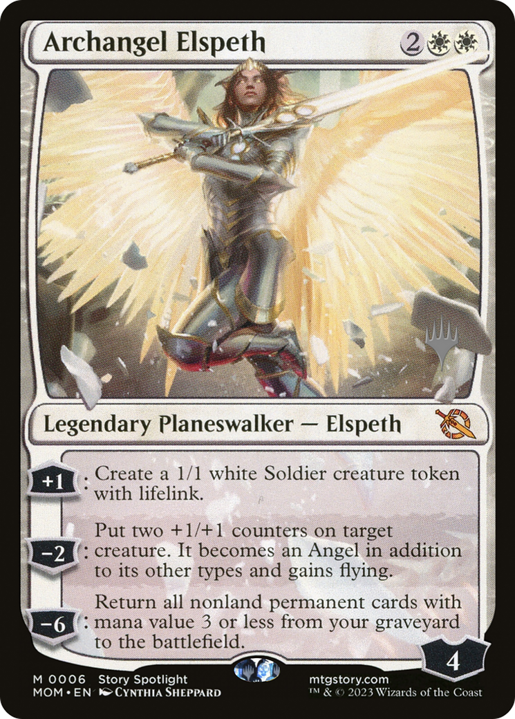 Archangel Elspeth (Promo Pack) [March of the Machine Promos] | Gamers Paradise