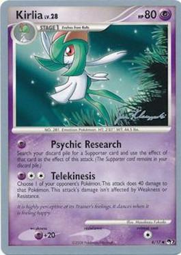 Kirlia LV.28 (8/17) (Psychic Lock - Jason Klaczynski) [World Championships 2008] | Gamers Paradise