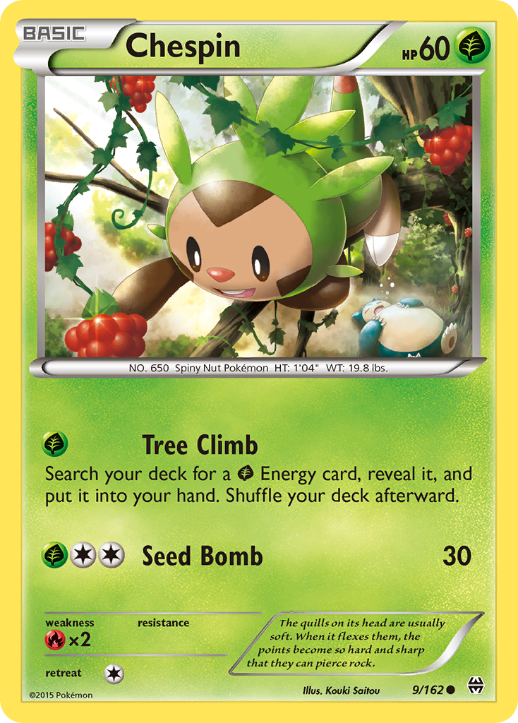 Chespin (9/162) [XY: BREAKthrough] | Gamers Paradise