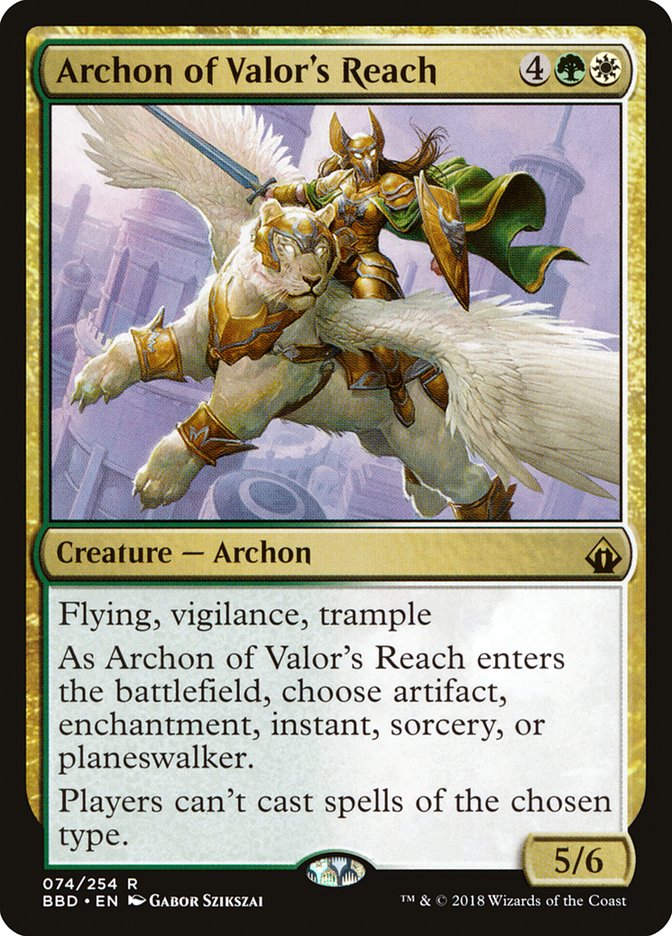 Archon of Valor's Reach [Battlebond] | Gamers Paradise