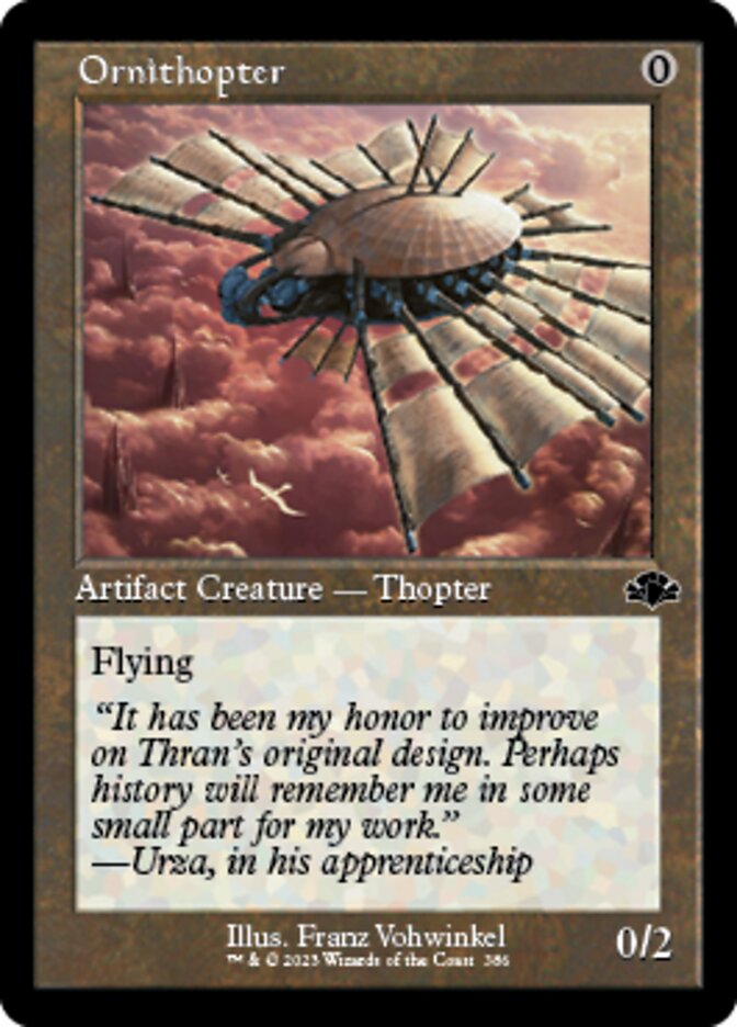 Ornithopter (Retro) [Dominaria Remastered] | Gamers Paradise
