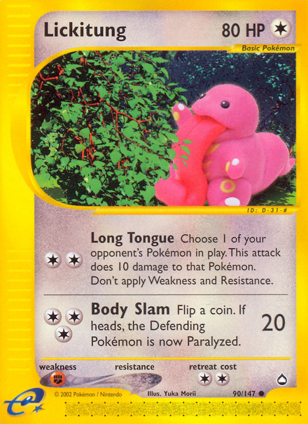 Lickitung (90/147) [Aquapolis] | Gamers Paradise