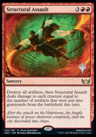 Structural Assault (Promo Pack) [Streets of New Capenna Promos] | Gamers Paradise