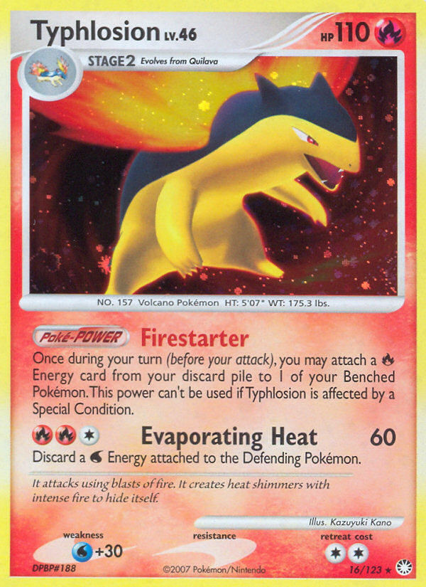 Typhlosion (16/123) [Diamond & Pearl: Mysterious Treasures] | Gamers Paradise