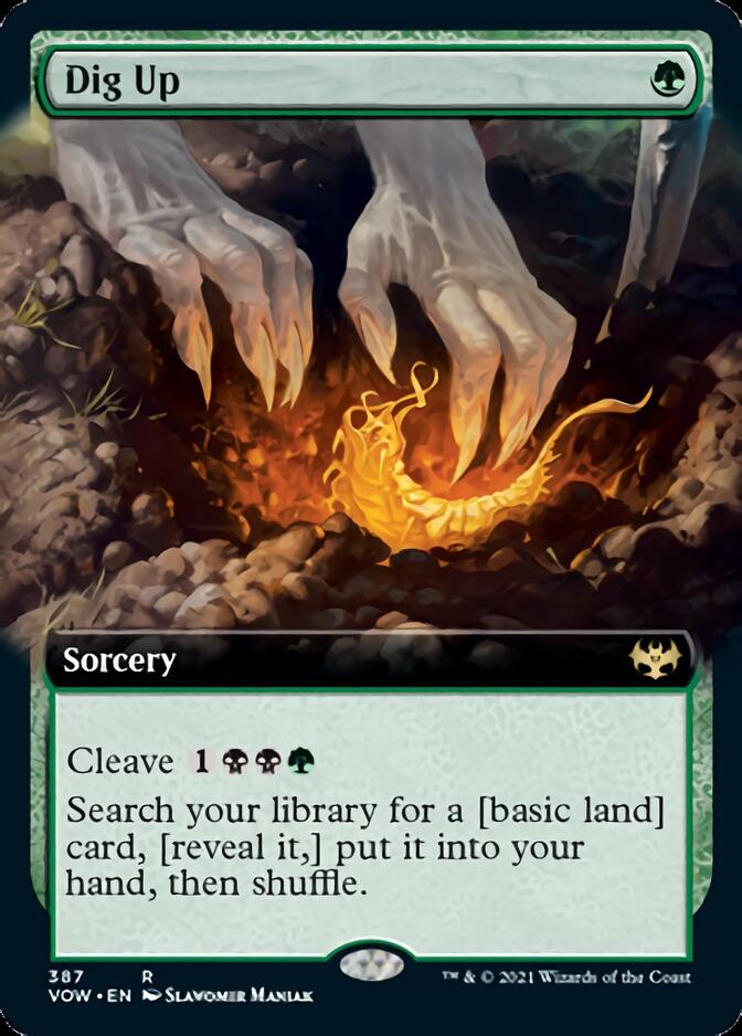 Dig Up (Extended Art) [Innistrad: Crimson Vow] | Gamers Paradise