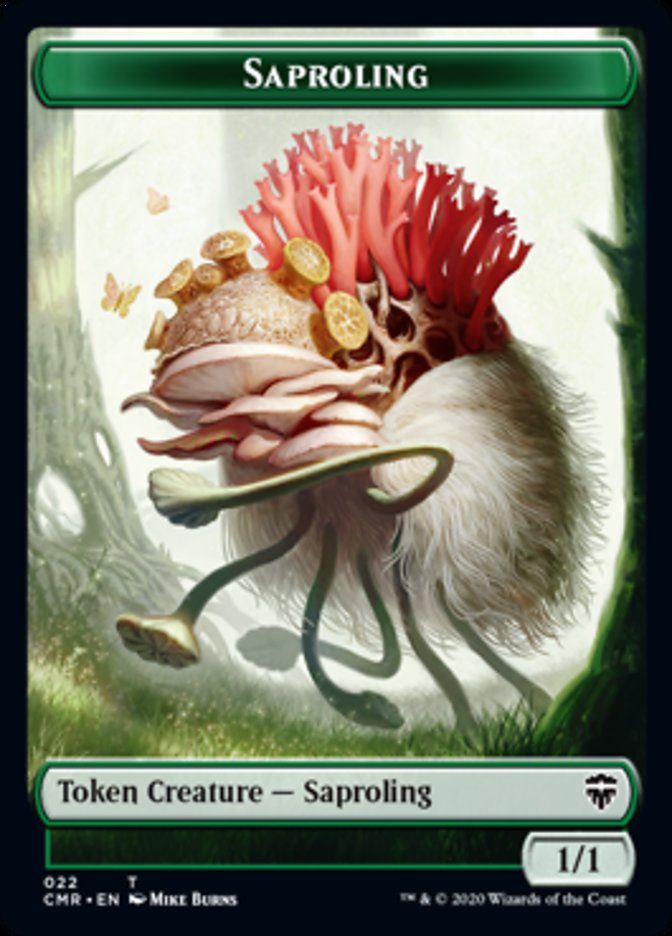 Illusion // Saproling Double-Sided Token [Commander Legends Tokens] | Gamers Paradise