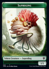 Copy (023) // Saproling Double-Sided Token [Commander Legends Tokens] | Gamers Paradise