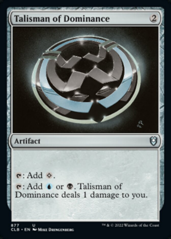 Talisman of Dominance [Commander Legends: Battle for Baldur's Gate] | Gamers Paradise