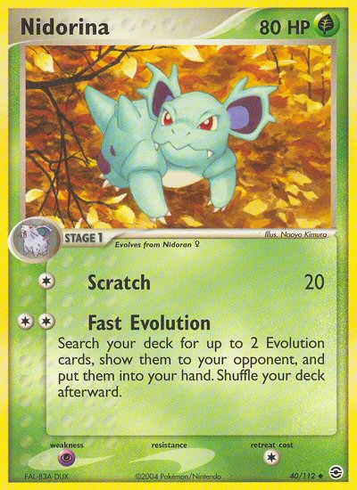 Nidorina (40/112) [EX: FireRed & LeafGreen] | Gamers Paradise
