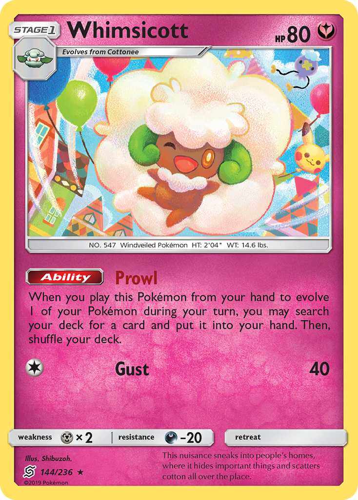 Whimsicott (144/236) [Sun & Moon: Unified Minds] | Gamers Paradise