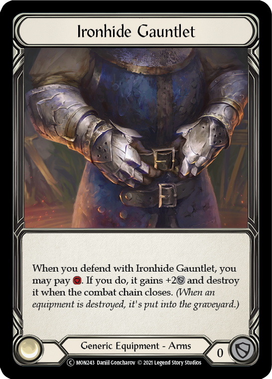 Ironhide Gauntlet [U-MON243-RF] Unlimited Rainbow Foil | Gamers Paradise