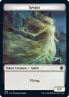 Bird // Spirit Double-Sided Token [Starter Commander Decks] | Gamers Paradise