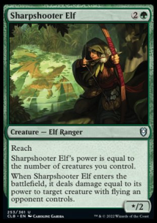 Sharpshooter Elf [Commander Legends: Battle for Baldur's Gate] | Gamers Paradise