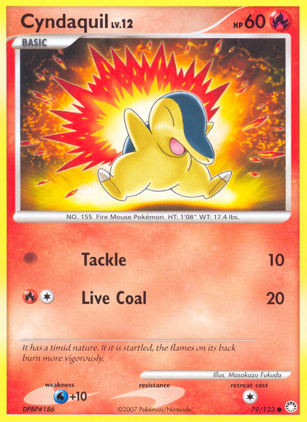 Cyndaquil (79/123) [Diamond & Pearl: Mysterious Treasures] | Gamers Paradise