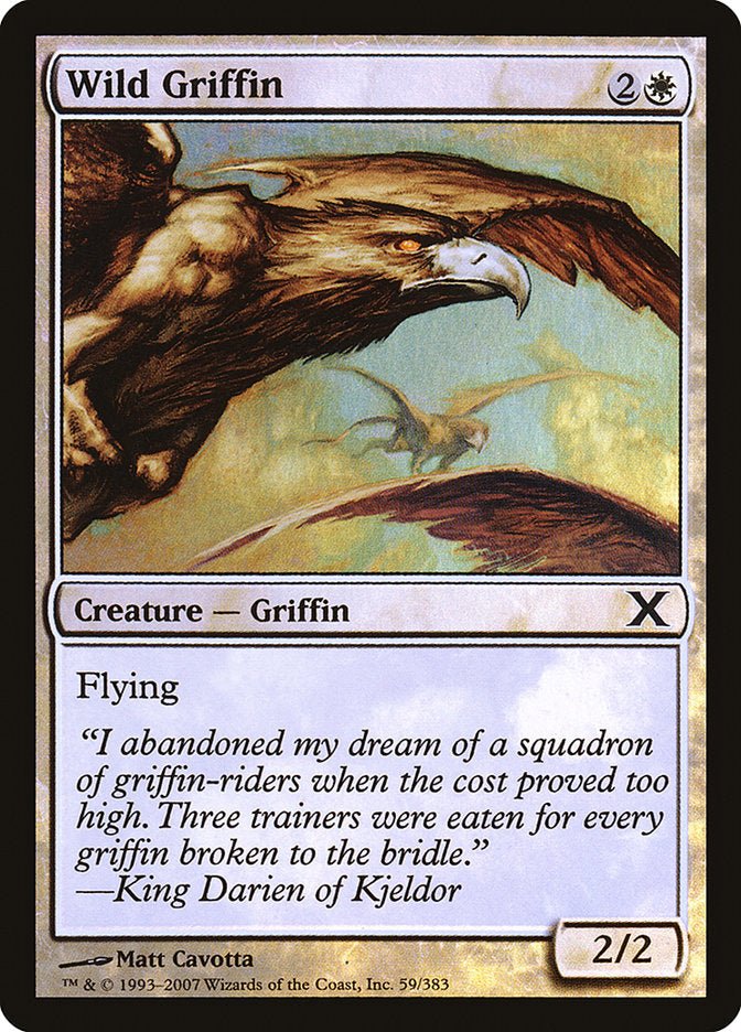 Wild Griffin (Premium Foil) [Tenth Edition] | Gamers Paradise