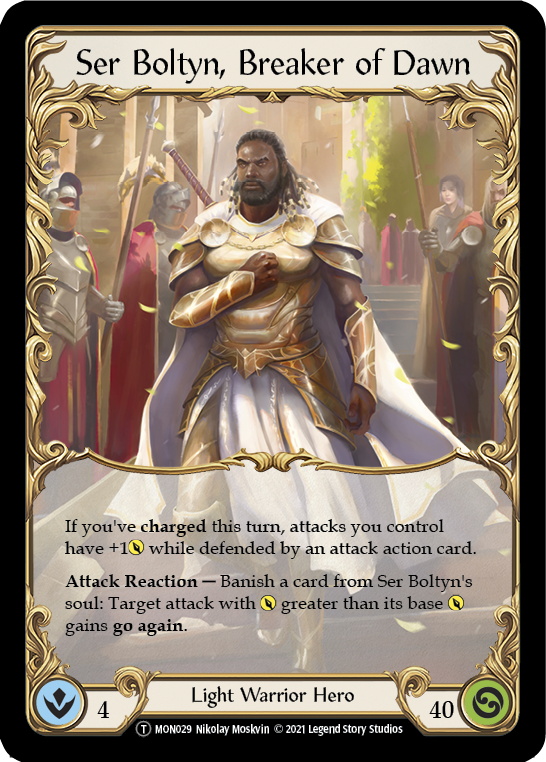 Ser Boltyn, Breaker of Dawn // Boltyn [U-MON029 // U-MON030] Unlimited Normal | Gamers Paradise