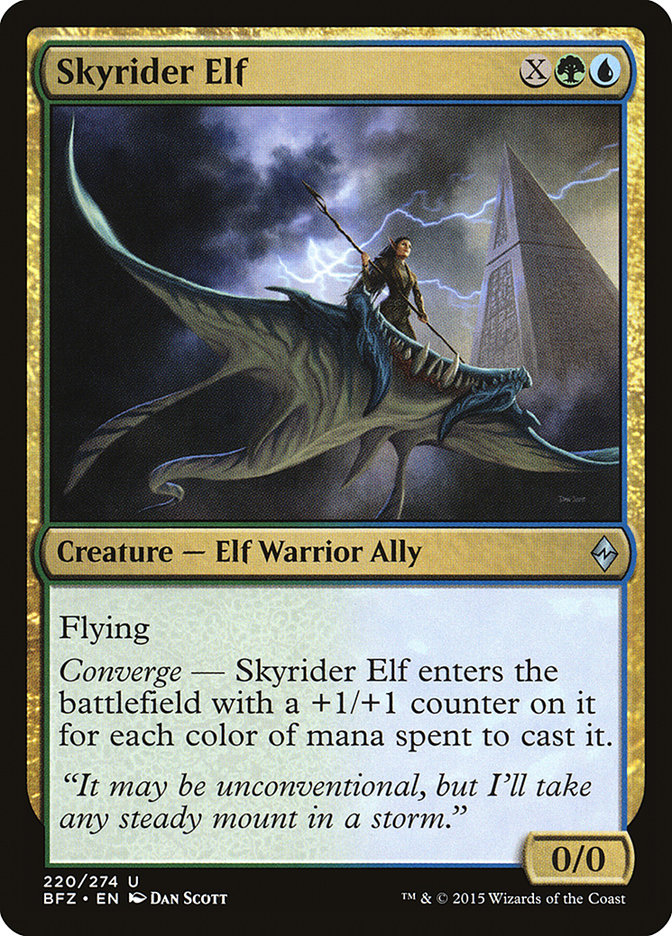 Skyrider Elf [Battle for Zendikar] | Gamers Paradise