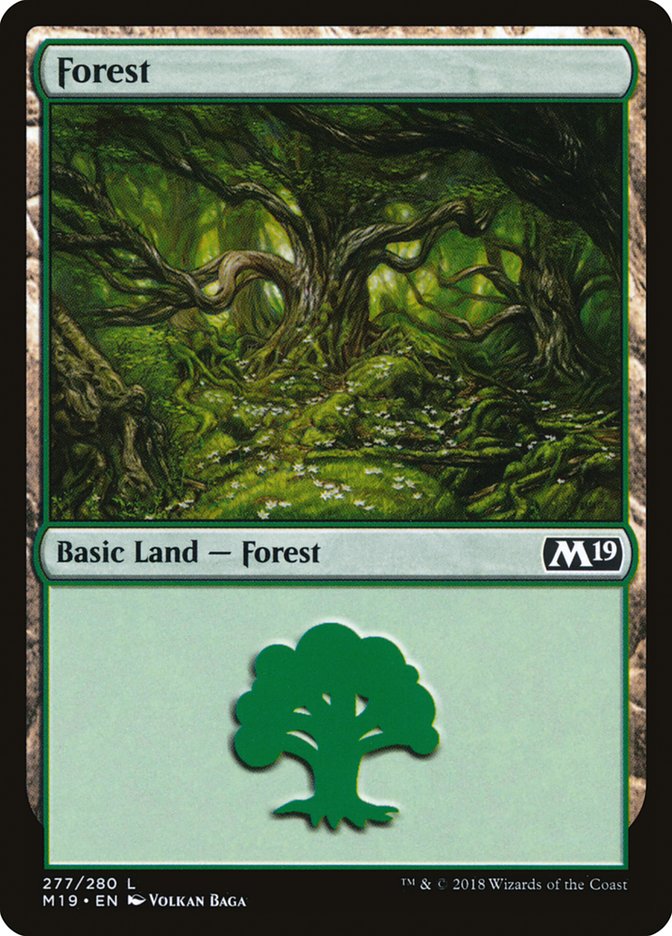 Forest (277) [Core Set 2019] | Gamers Paradise