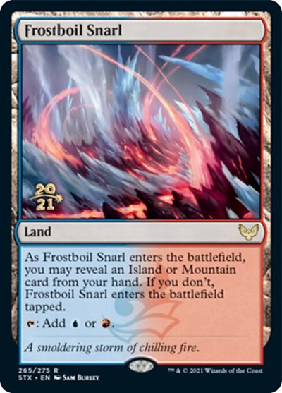 Frostboil Snarl [Strixhaven: School of Mages Prerelease Promos] | Gamers Paradise