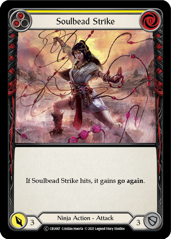 Soulbead Strike (Yellow) [U-CRU067] Unlimited Normal | Gamers Paradise