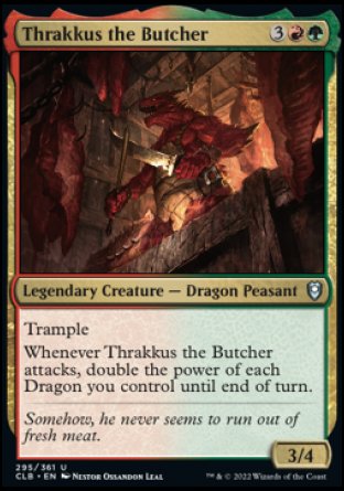 Thrakkus the Butcher [Commander Legends: Battle for Baldur's Gate] | Gamers Paradise