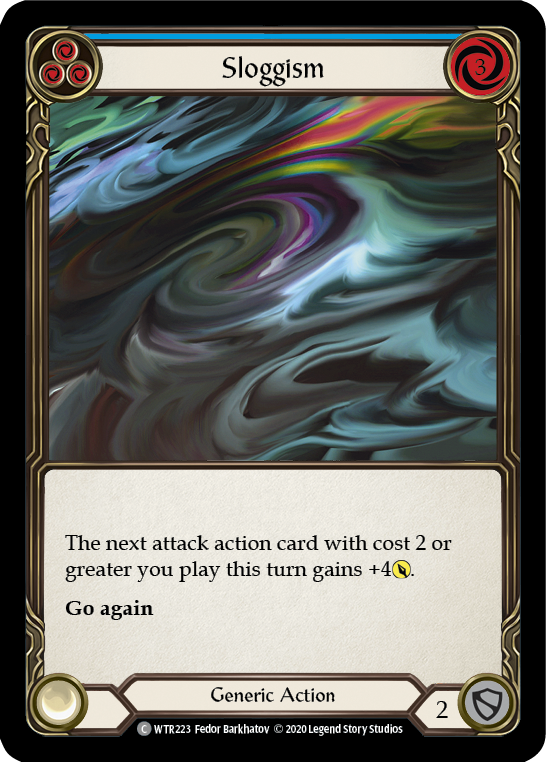 Sloggism (Blue) [U-WTR223] (Welcome to Rathe Unlimited)  Unlimited Rainbow Foil | Gamers Paradise