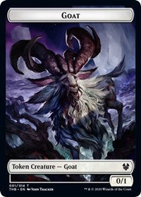 Goat // Human Soldier Double-Sided Token [Theros Beyond Death Tokens] | Gamers Paradise