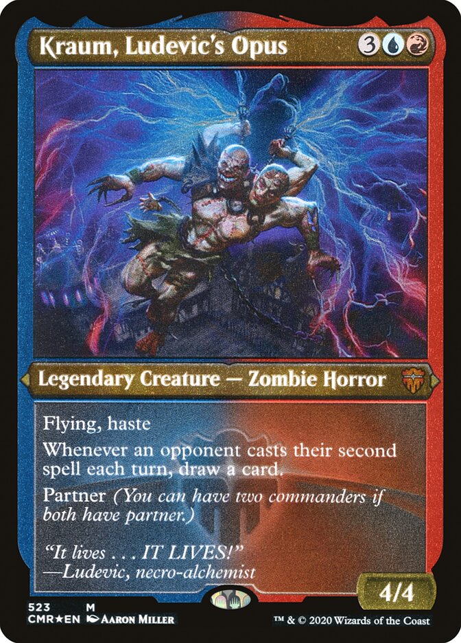 Kraum, Ludevic's Opus (Etched) [Commander Legends] | Gamers Paradise