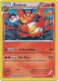 Emboar (26/149) (Cosmos Holo) (Blister Exclusive) [Black & White: Boundaries Crossed] | Gamers Paradise