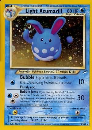 Light Azumarill (13/105) [Neo Destiny Unlimited] | Gamers Paradise