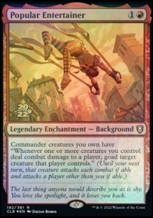 Popular Entertainer [Commander Legends: Battle for Baldur's Gate Prerelease Promos] | Gamers Paradise