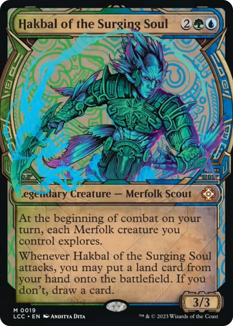 Hakbal of the Surging Soul (Showcase) [The Lost Caverns of Ixalan Commander] | Gamers Paradise