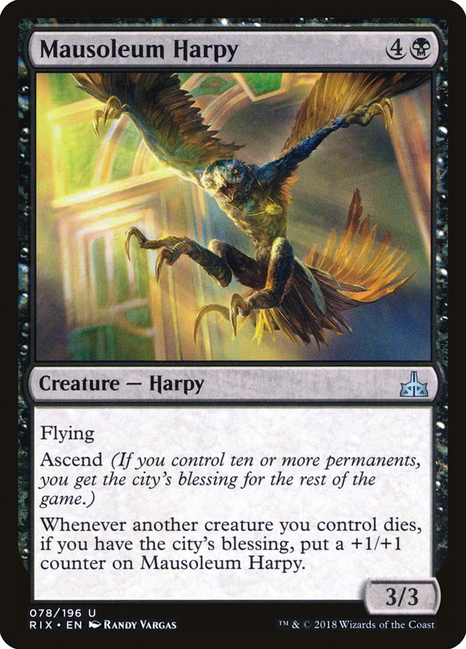 Mausoleum Harpy [Rivals of Ixalan] | Gamers Paradise