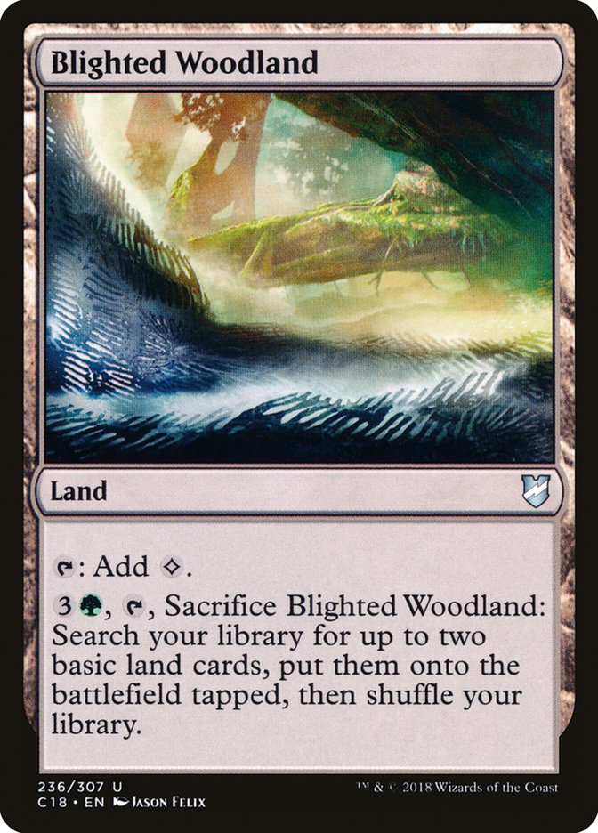 Blighted Woodland [Commander 2018] | Gamers Paradise