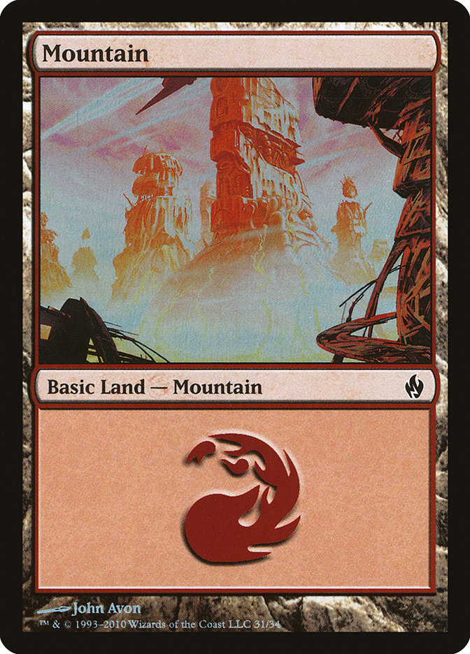 Mountain (31) [Premium Deck Series: Fire and Lightning] | Gamers Paradise