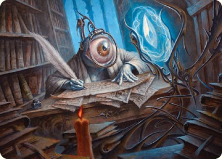 Unblinking Observer Art Card [Innistrad: Midnight Hunt Art Series] | Gamers Paradise